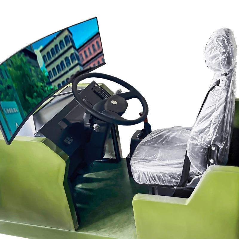 Professional Single Seat Three Screen Car Driving Simulator Car Driving Training Simulator for Smart Driving School