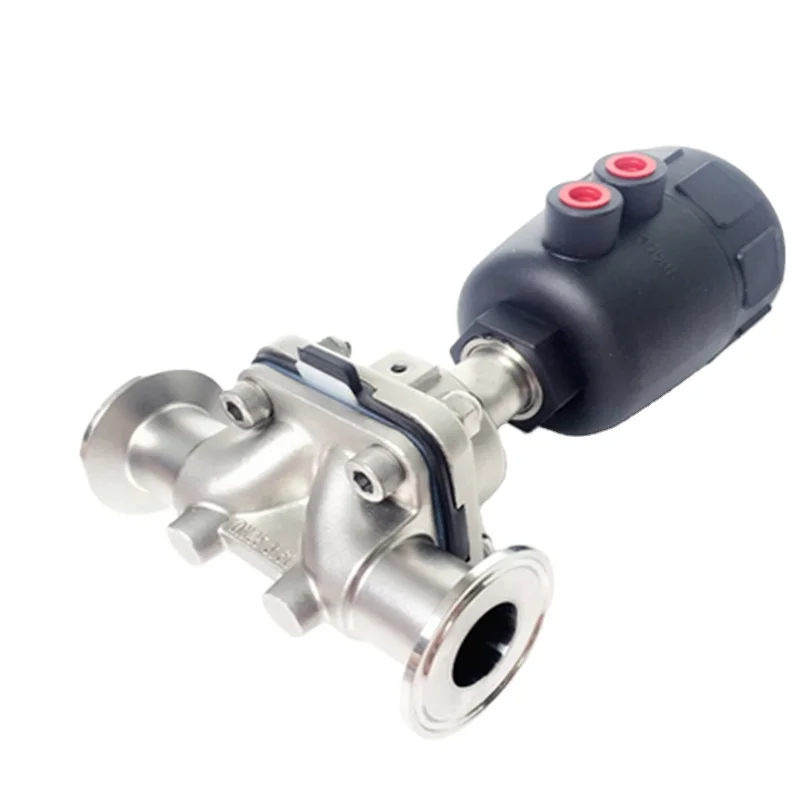 China Sanitary Pneumatic Clamped Diaphragm Valve