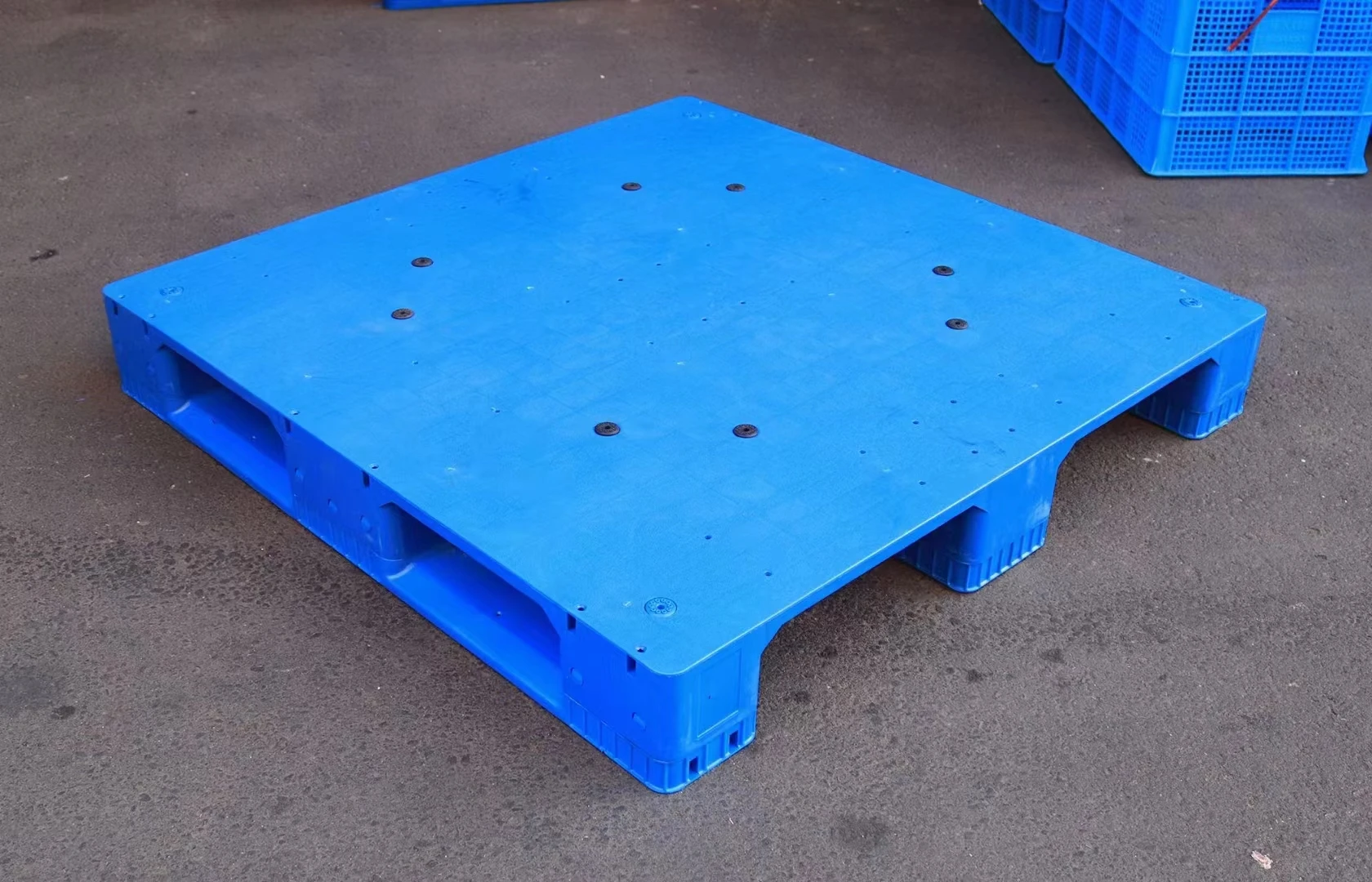 blue heavy duty pallet  pallets plastic pallet for chemical storage and Medical