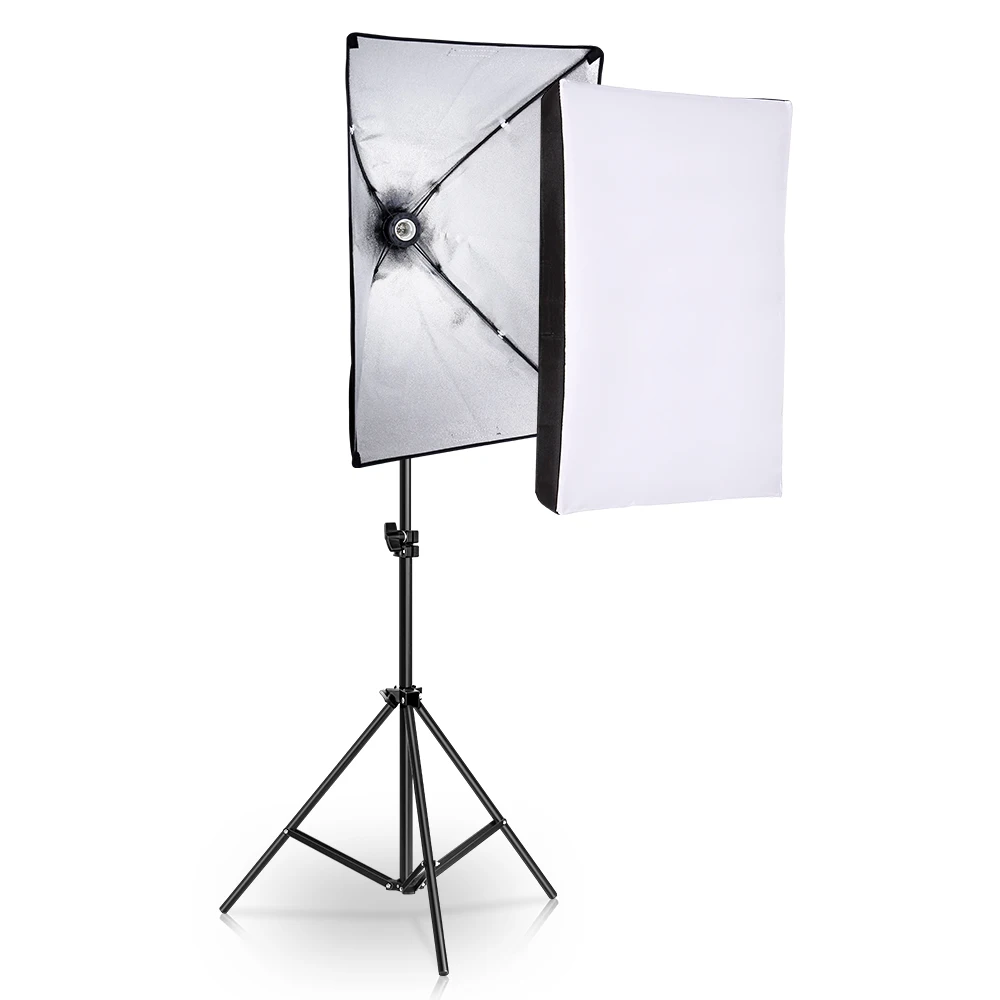 
Photography Equipment Softbox 50x70CM Single Lamp with Tripod for Photo Studio Lighting Kit Softbox Lighting Kit 