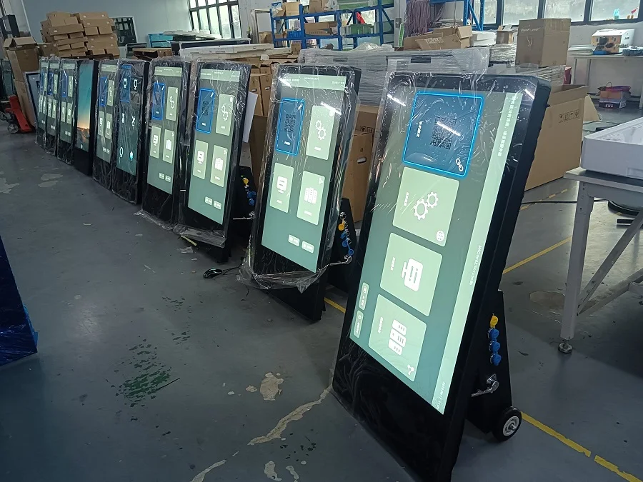 Outdoor Portable Battery Powered Digital Signage Kiosk 43 Inch Lcd Display Digital Poster Display