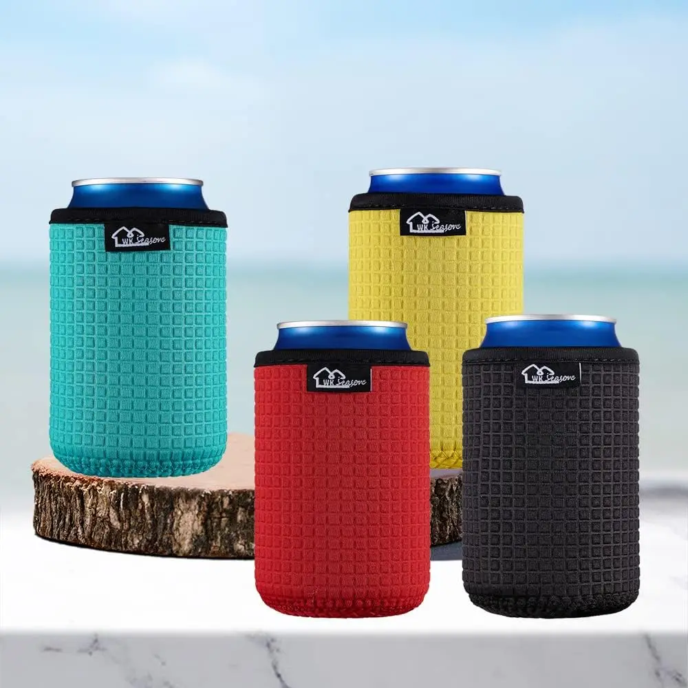 Custom Neoprene Can Cooler Slim Can Cooler Beer Bottle Holder Personalized Sublimation Can Cooler with Custom Logo
