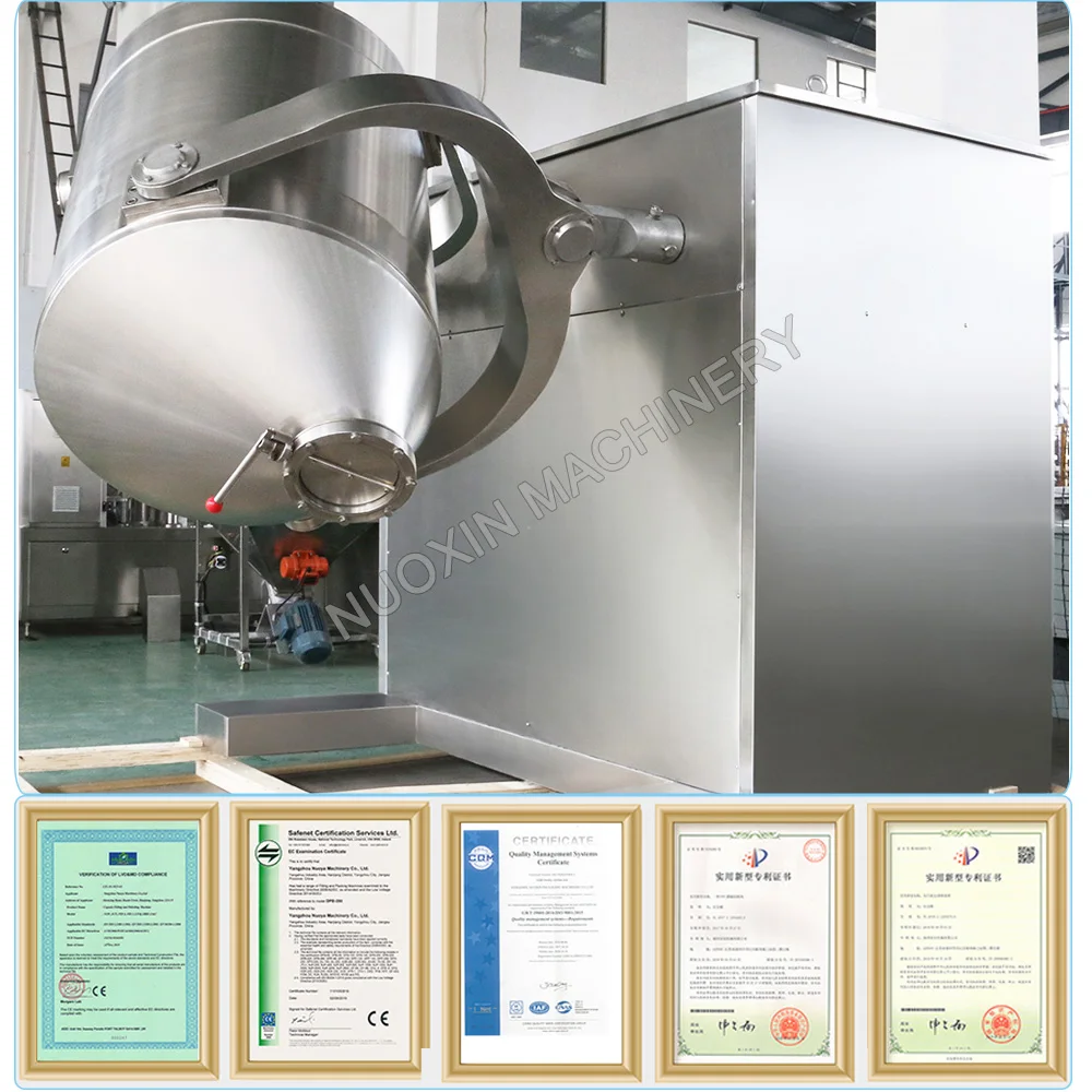 HD-50 Laboratory Chemical Coffee Herbal Powder Mixing Machine Equipment 3D Mixer Machine