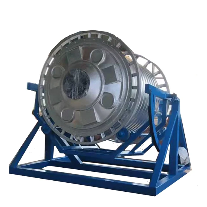 Swing nod of open flame rotomolding machine