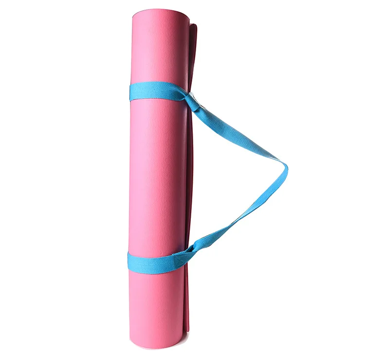 Non-Slip Portable Exercise Cotton Yoga Mat Carry Strap Belt with Private Label