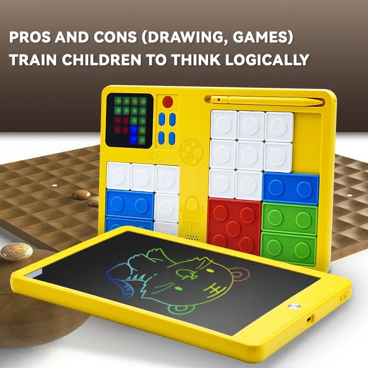 Question Bank Teaching Challenge Board LCD Writing Tablet 2 in One Intelligent clear Sensor Game Educational Game