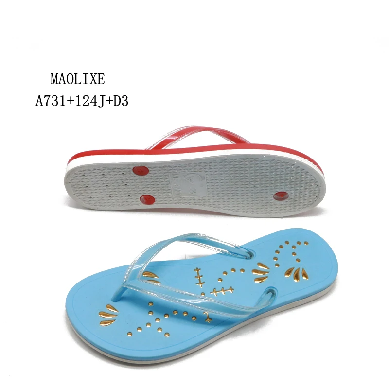 Wholesale famous brand custom girl slippers indian comfortable chappals for ladies