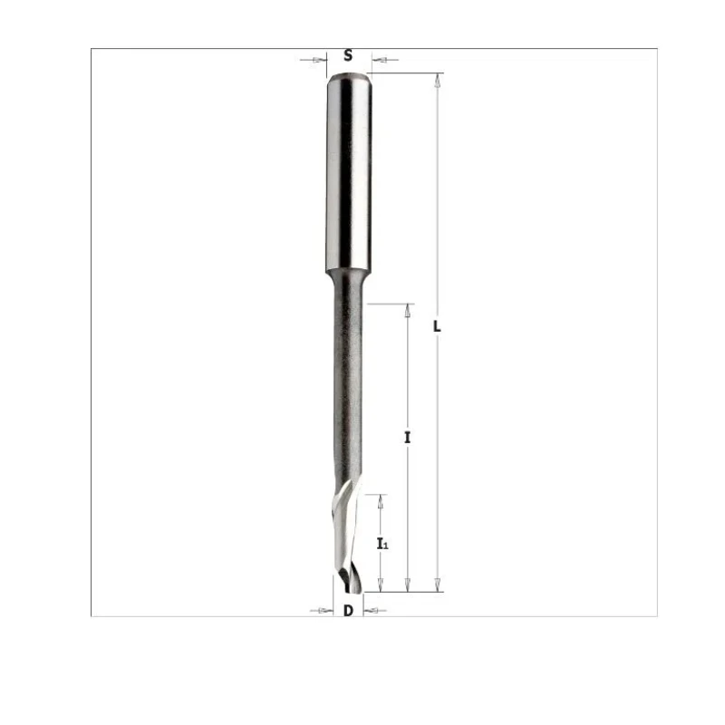 Frese elicoidali per alluminio e PVC HS 5% co con monotagliente positivo Personalizzazione degli utensli CNC