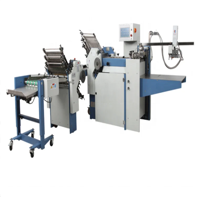 
009 480TS-6K+6K Economic Automatic Paper folding Machine Manufacturer Make Booklet Automatic Fold Paper Folding Machine 