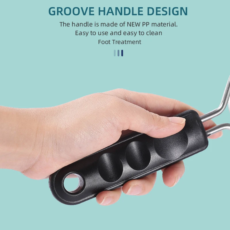 Small Hole Foot File Callus Remover Stainless Steel Cordless Callus Removers For Feet Manicure Pedicure Set Foot Care Kit