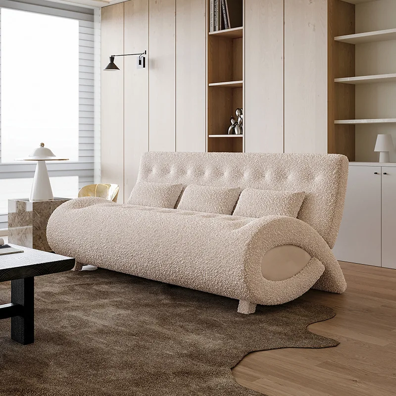 Cream style creative network red sofa chair home living room leisure lazy sofa light luxury modern simple balcony lounge chair