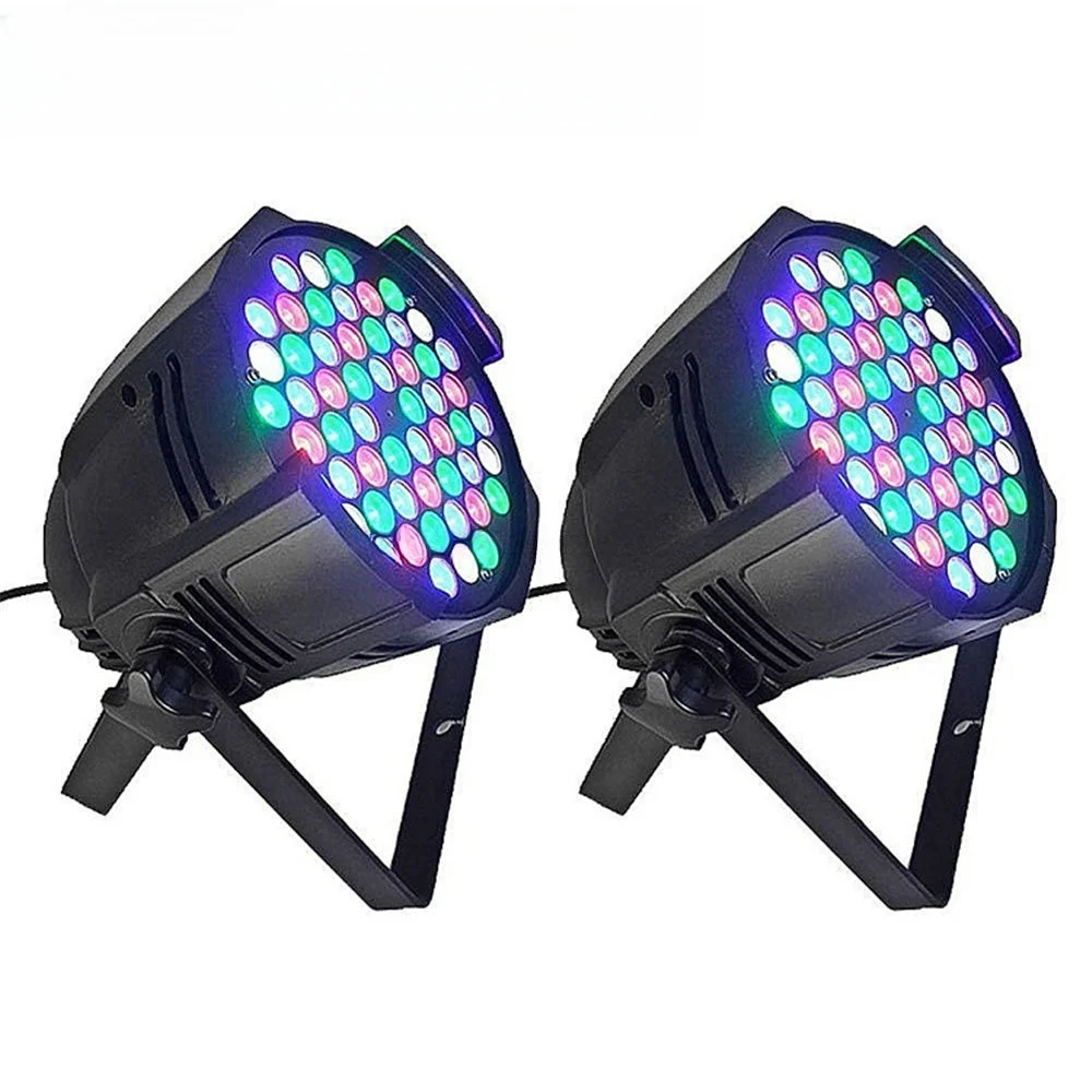 Дешевый в наличии диджейский сценический эффект RGB 3 1 54*3 Вт светодиодный стробоскоп с голосовым управлением Светодиодные сценические огни многоцветные 54x3 Led Par