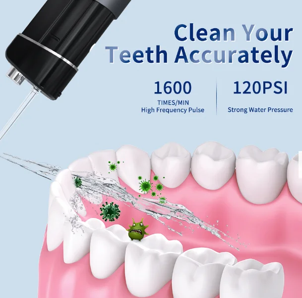 2022 Rechargeable Dental Tooth Cleaning Cordless Pik Teeth Cleaner Floss Care Clean Oral care water Irrigator Water Flosser