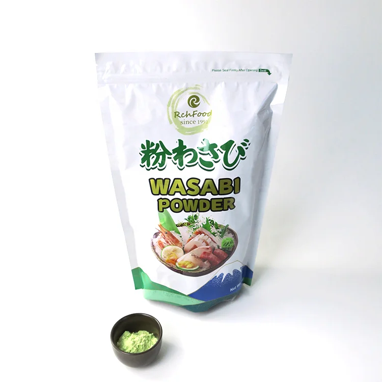 Fresh Sushi Seafood Sauce Wasabi Powder
