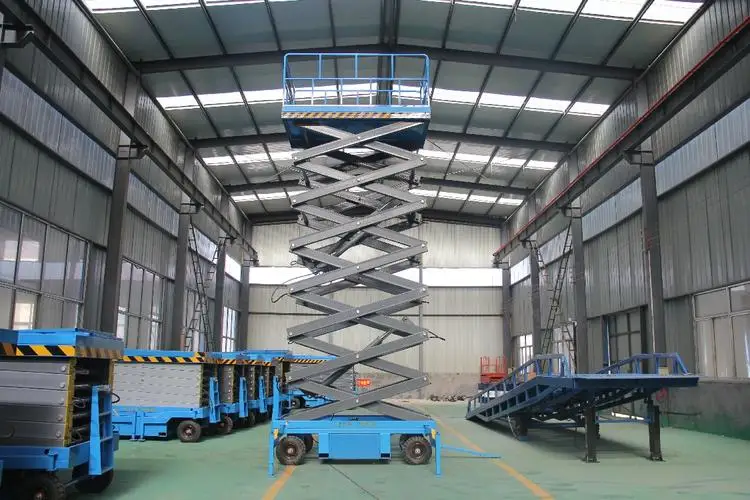 Top Supplier 13 to 59ft Mobile Hydraulic Arm Raising Scissor Lift Platform