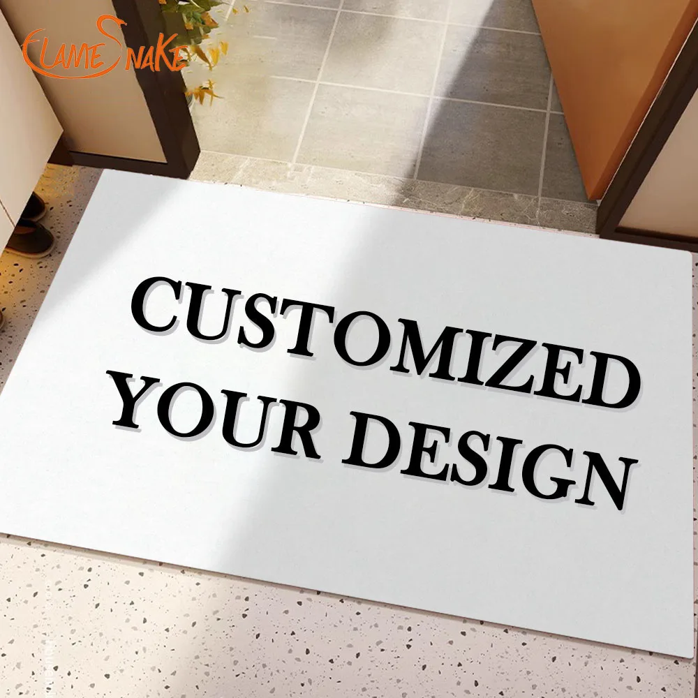 Customized Printing Outside Door Mats Christmas Decoration Door Mat For Home Entrance