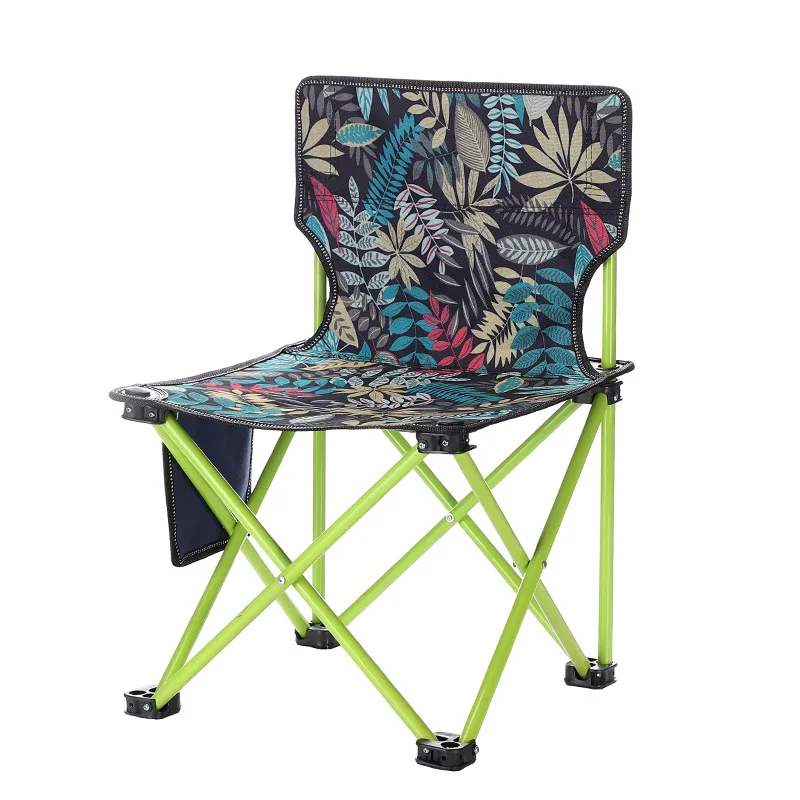 Metal Folding Chair Portable Picnic Art Sketching Fishing Camping Equipment And Supplies Wholesale