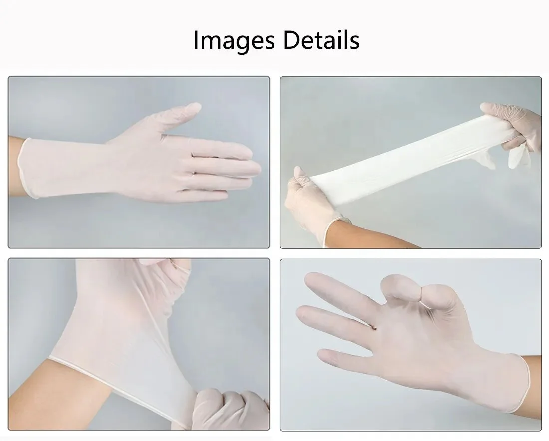 white medical gloves medical finger nitrile exam gloves disposable  ce/ukca approved