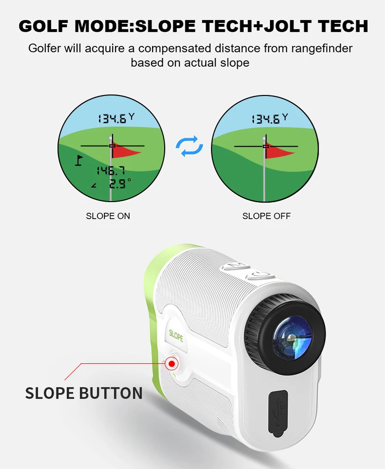 New Arrival OEM ODM 600M Laser Rangefinder Long Distance Rechargeable Golf and Hunting Rangefinder
