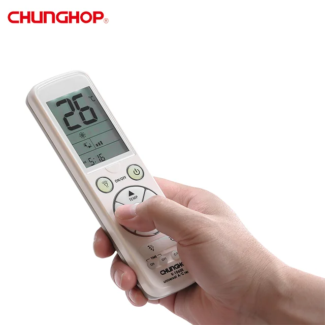  Chunghop K-1060E Универсальный адаптер переменного тока в постоянный ток запасной пульт дистанционного управления подходящий с фонариком большой светодиодный экран Совместимость со всеми наиболее всех марок
