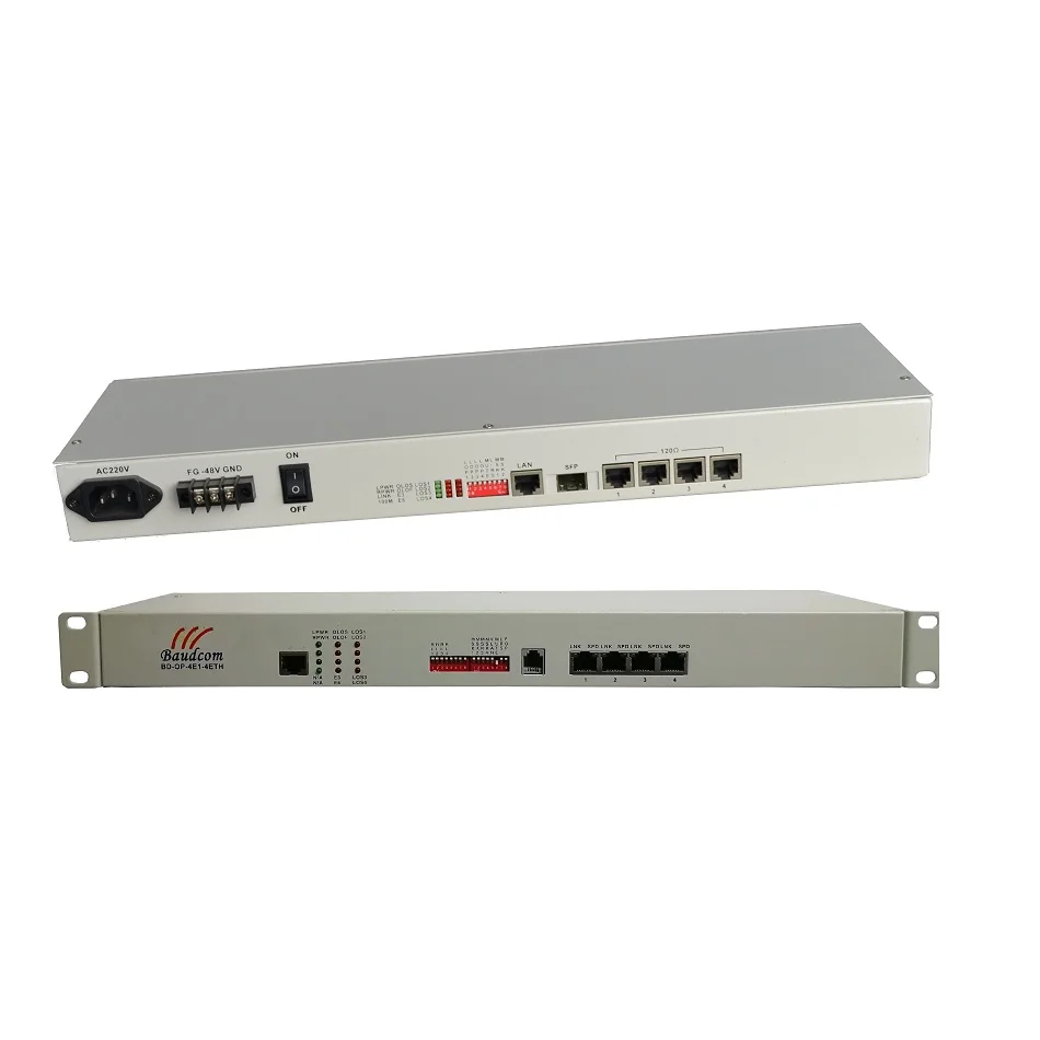 4E1 Fast Ethernet Fiber Optical PDH Multiplexer
