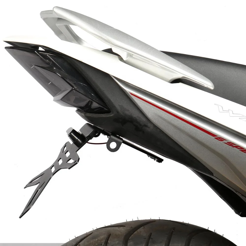 New arrival high quality universal cnc aluminum wholesale motorcycle refit license plate frame factory custom design