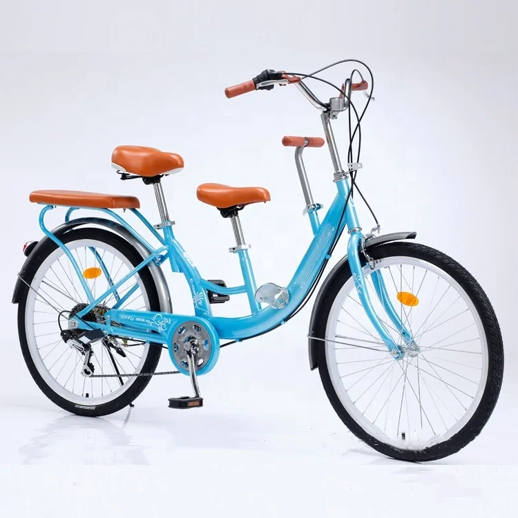 26-inch variable speed family bike Mother bike two-seat bicycle