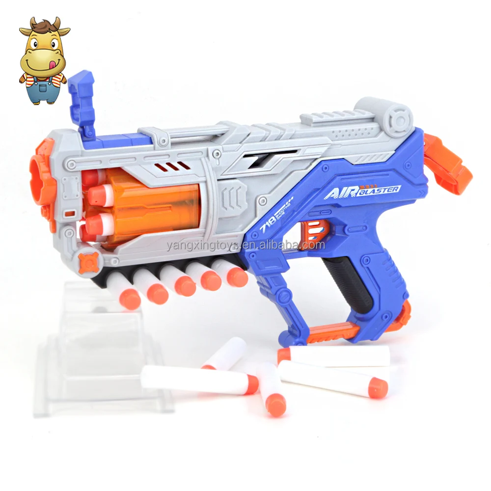 Big Soft Bullet Gun Toy Foam Launcher Weapons Battle Game Toys Target Shooting Training Mini Blaster Ball Sets