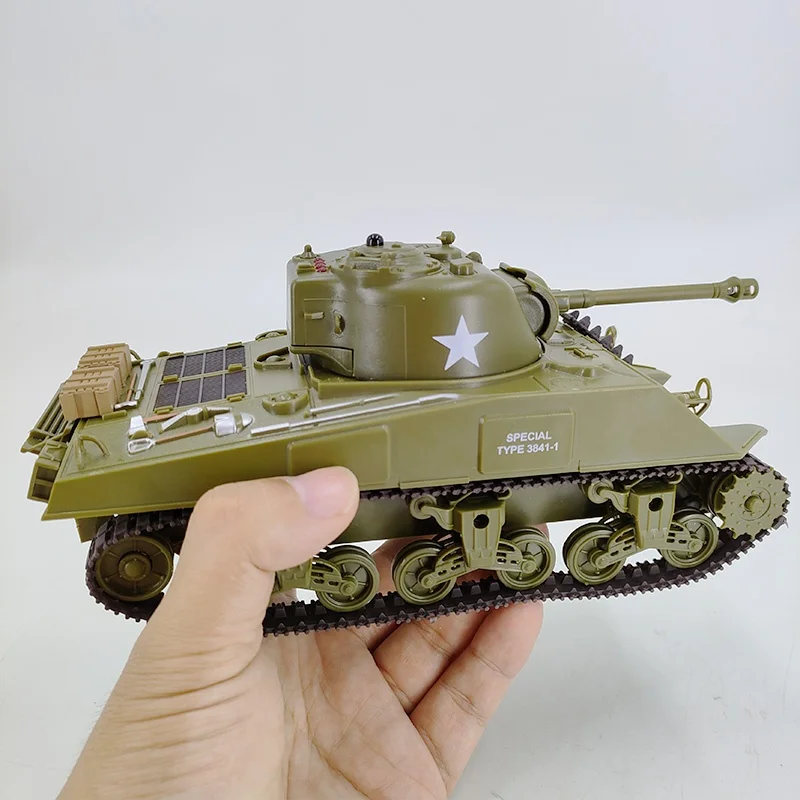 RC Tank 1:30 US Sherman M4A3 Pershing M26 Infrared Battle Tank Combat Fight  Battling Panzer Remote Control Model
