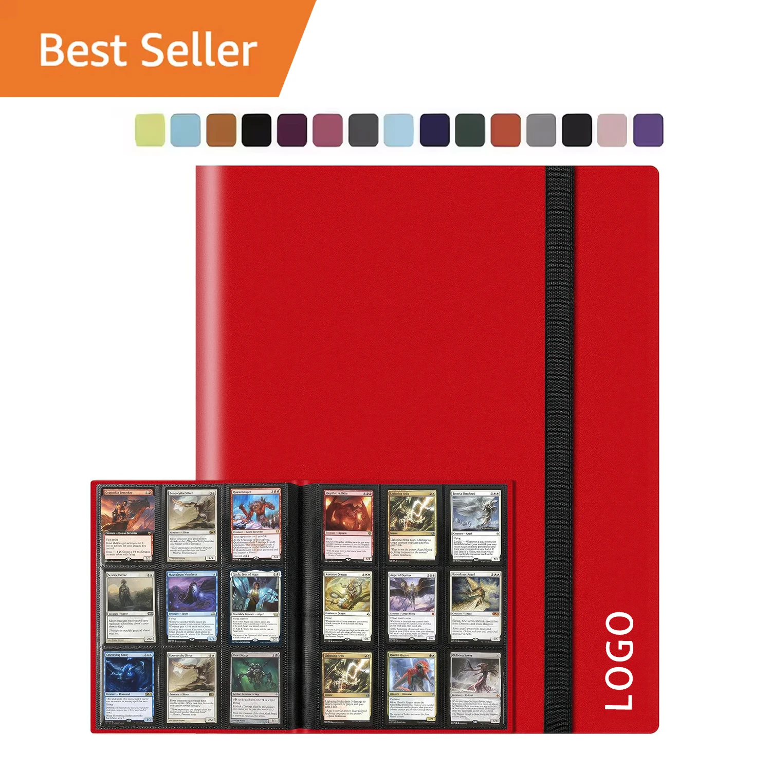 Wholesale High Quality Yu-Gi-Oh MTG Kpop Baseball Card Album Collectors Sport 9 Pocket Pokemon Trading Card Binder