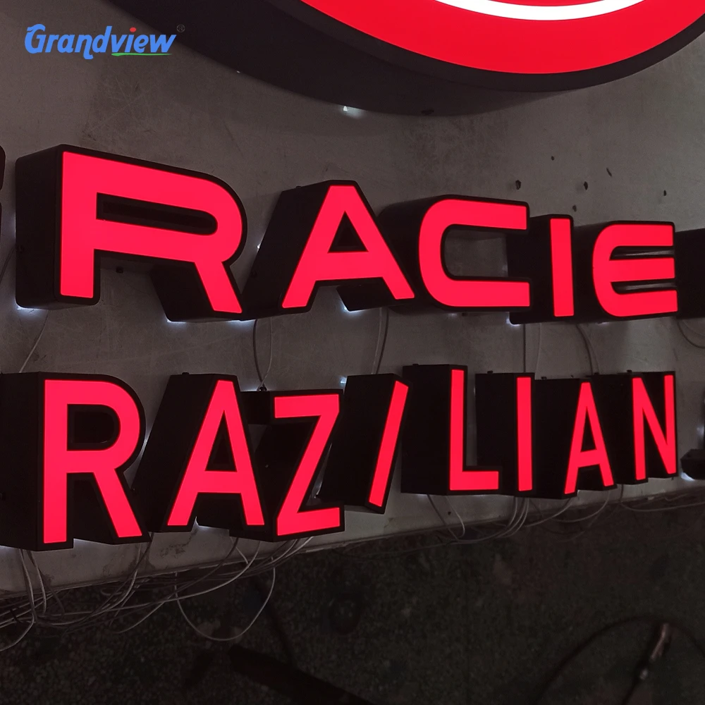 laser cut acrylic letters cut out led letter signs commercial building signs