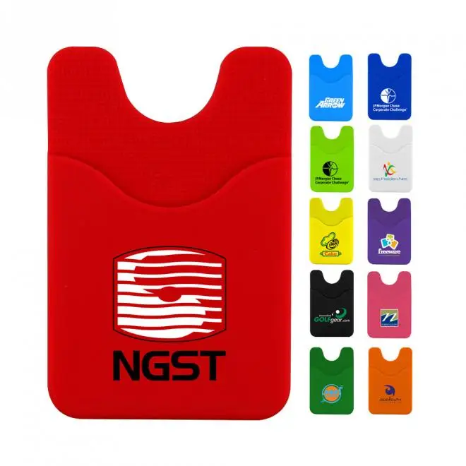 Рекламный бумажник для смартфона, бумажник для сотового телефона с карманом для карт с пользовательским логотипом