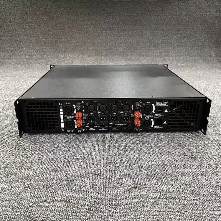 P4800A Best Selling 4 Channel 2U Live Power Amplifier Professional 4CH*850W 8ohms with Good Quality