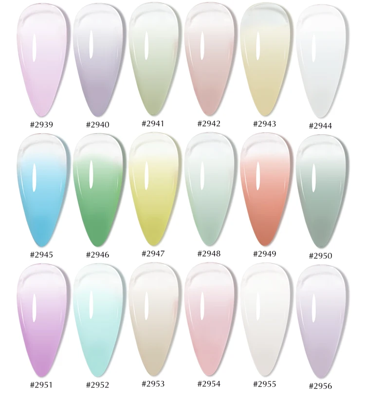 L&M Ombre Changed gel  High Pigment Soak Off uv gel polish for nail art 15g