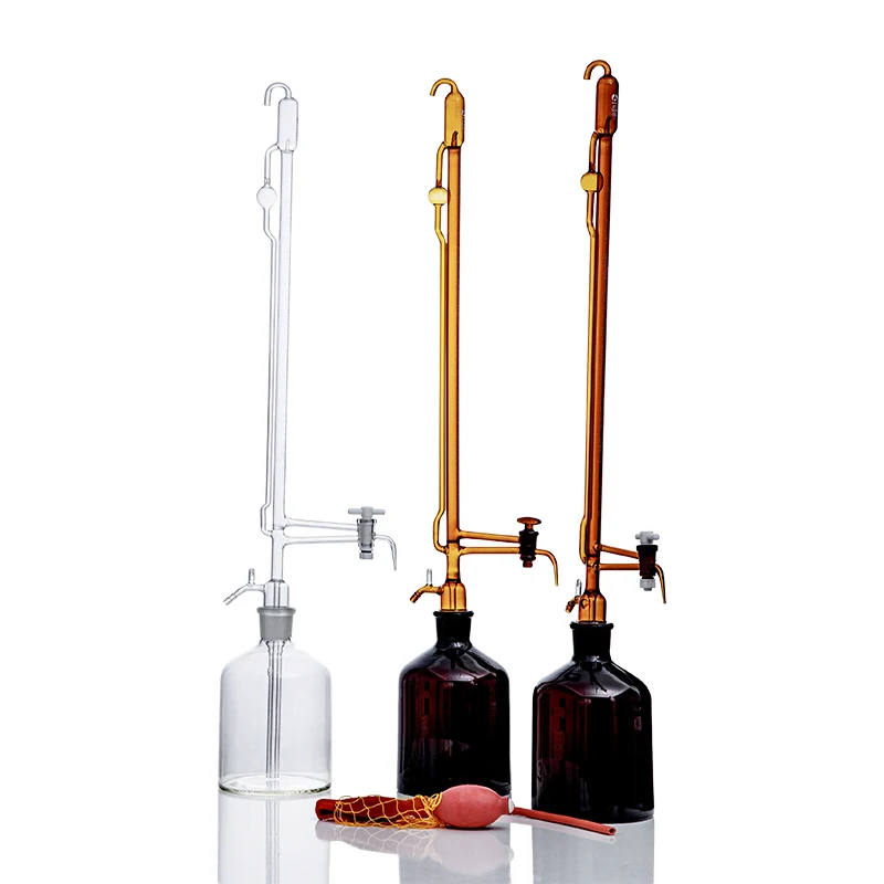 Laboratory acid alkali automatic zero returning Glass full all Automatic Burette buret With glass PTFE stopcock Piston