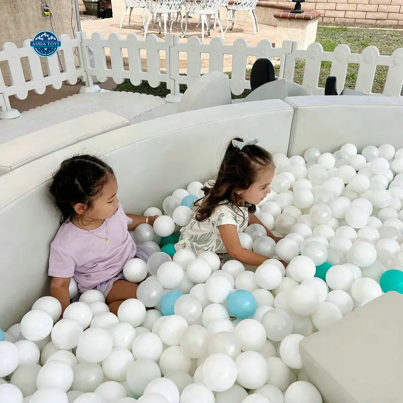 BPA Free PE Colorful Baby Crush Proof Plastic ocean Ball Pit Balls Multi Bright Colors Bathing Toy Soft Hollow Balls