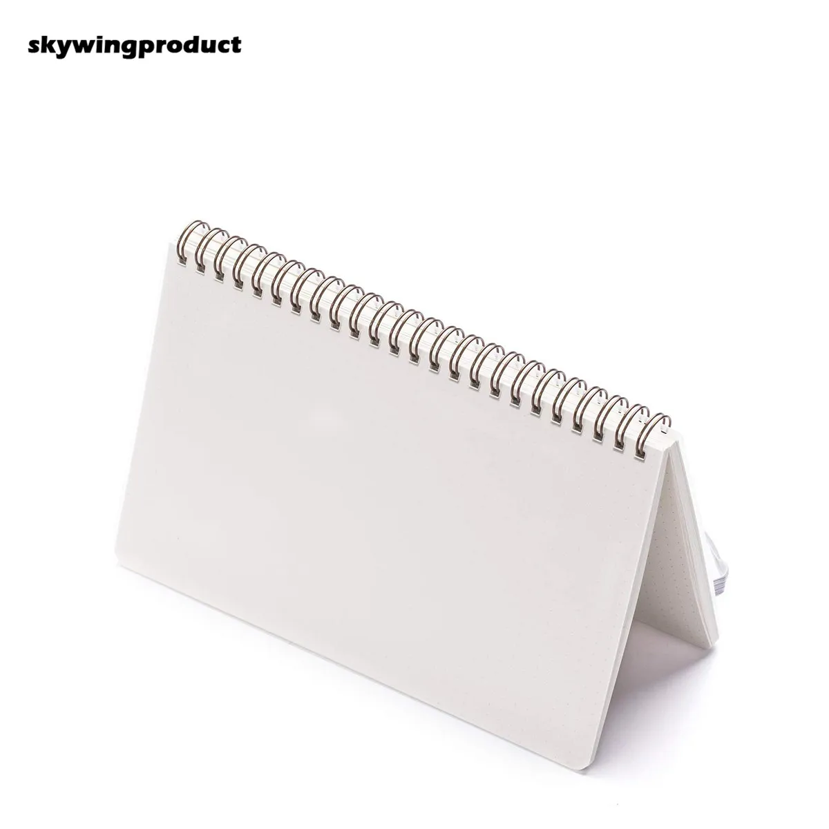Skywing product 100gsm Thick Paper 80 Sheets Bullet Dot Grid Spiral Notebook With Elastic Band Closure and Colorful Stickers