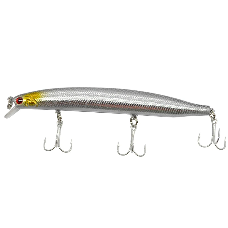 Hot Selling Artificial 14cm 20g Realistic Hard minnow Lure Multi Jointed Fishing Lures Swim Bait Ocean Beach OEM ABS