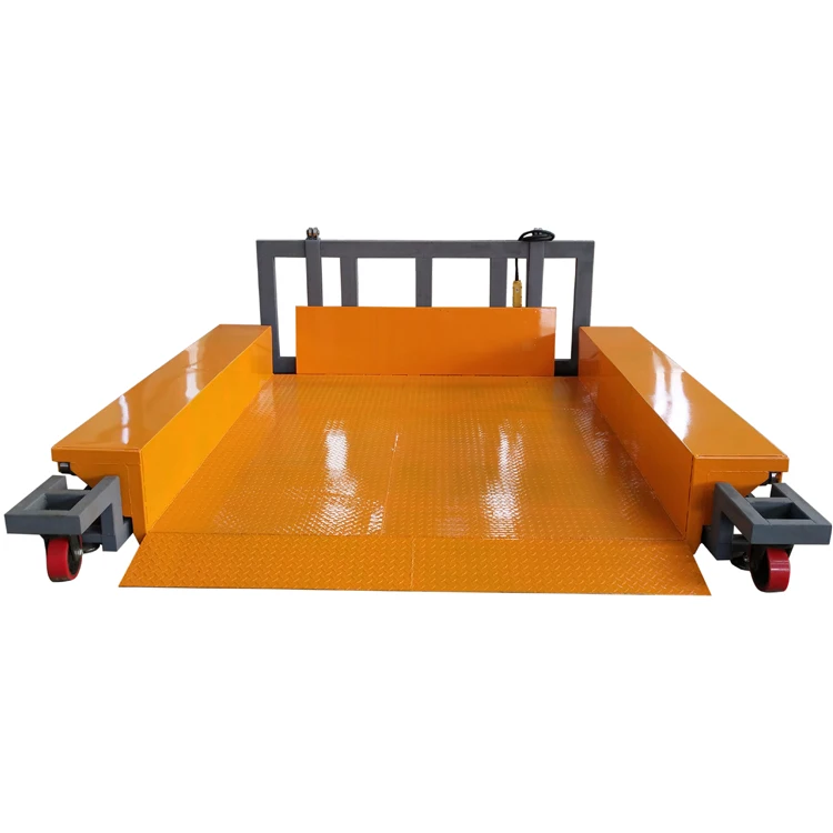 1T 1.5T 2T Mobile Transport Lift electric hydraulic scissor table lifter