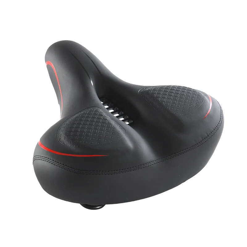 factory price vintage and comfortable PU leather Bicycle seats Spring Saddle bicycle seat post