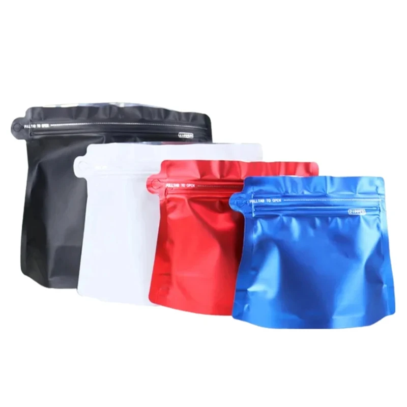 Wholesale New Flat Bottom Air Valve Eight Side Sealing Aluminum Self-Sealing Foil Coffee Bag with Logo