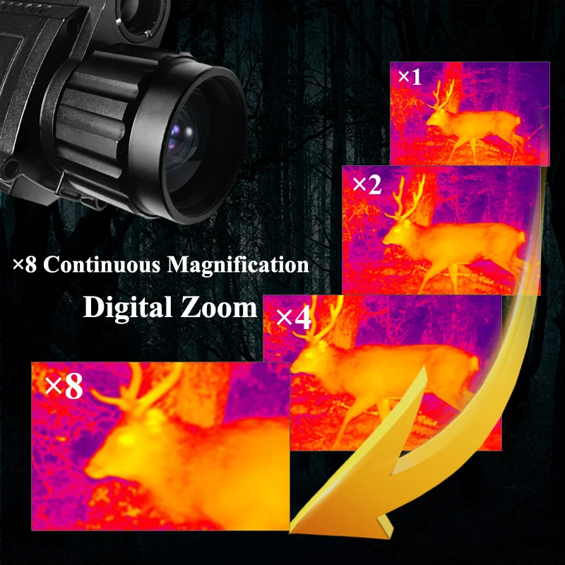 High Quality 640X512 35mm 8x Digital Zoom HD Screen Digital Thermal Imaging Night Vision Hunting