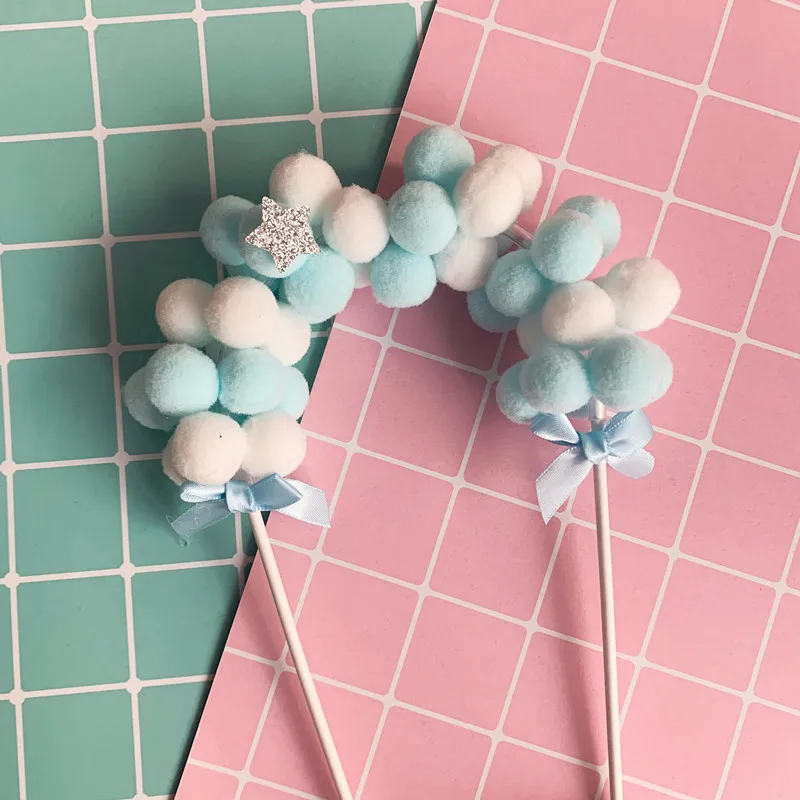 1set Balloon Garland Arch Cake Topper Set Birthday Party Decorations Baby Shower Wedding Dessert Decoration Supplies