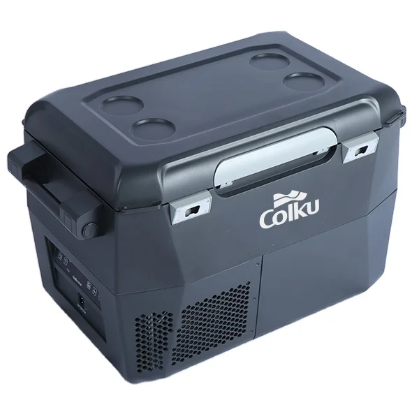 Wholesale Electronic Cooler Box Home 42L Mini Car Refrigerator 12V Caravan Rv Vehicle Camping Fridge with Bottle Opener