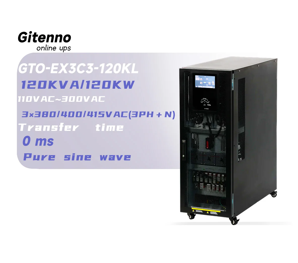 120kva трехфазные системы бесперебойного питания с защитой от перенапряжения для энергосбережения