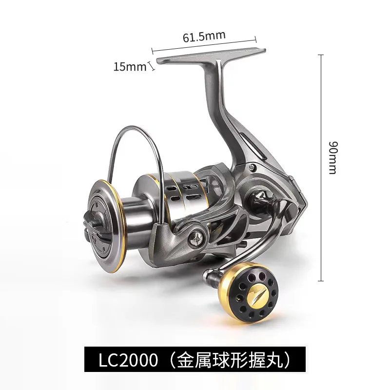 Factory wholesale CNC metal spool long casting drag fishing spinning reels