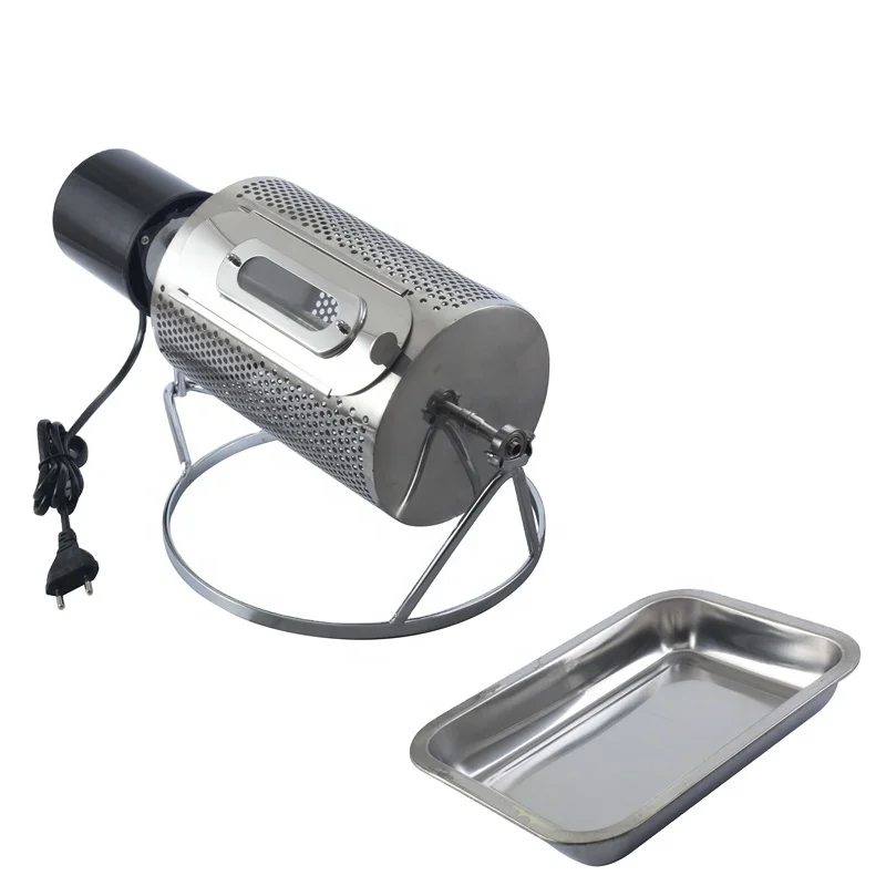 Coffee Roaster Capacity 100-250g Coffee Bean Roasting Machine 30RPM 14W Rotate Motor 110V 220V No Heating