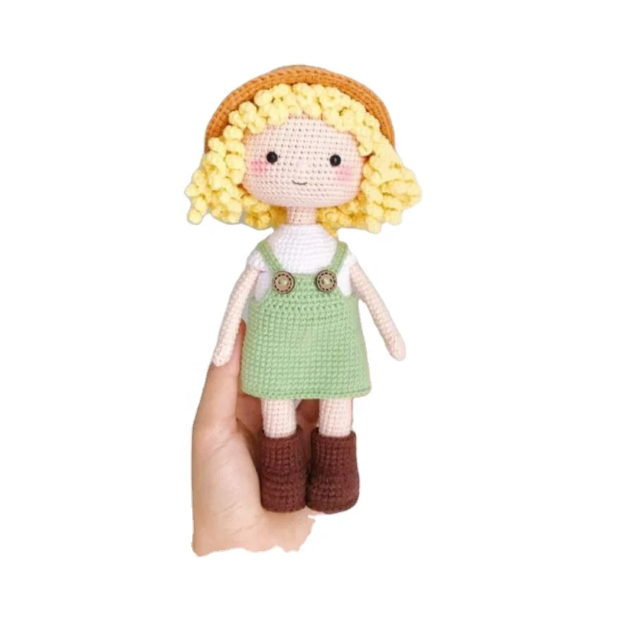 Кукла-Животное ручной работы вязаная игрушка для малышей