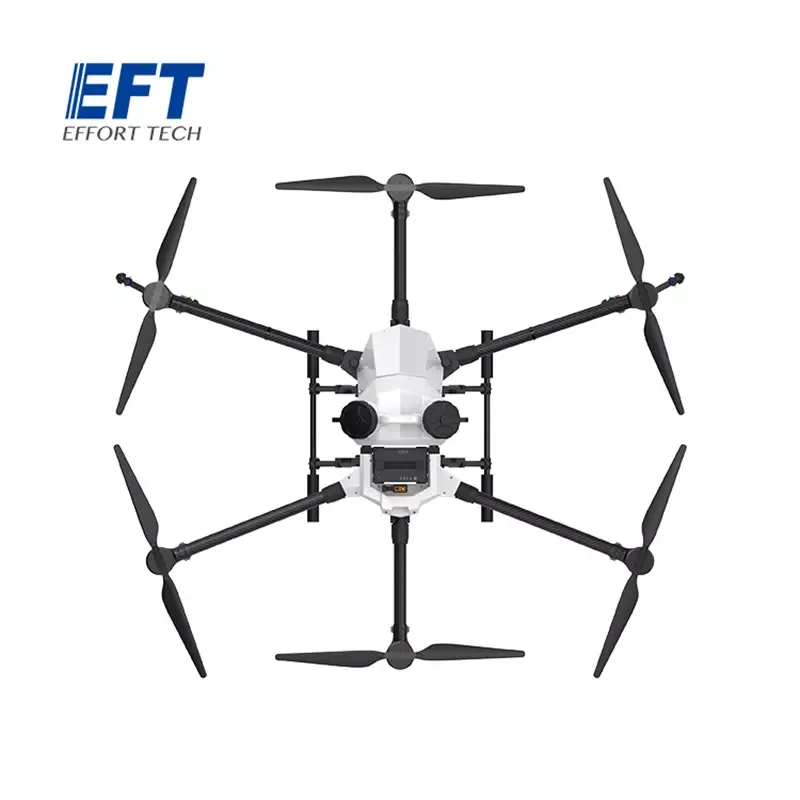 EFT new G616 6 axis 16L 16KG agricultural spray drone frame kit brushless sprayJIYI K++  Skydroid h12  Spray System X8 Power Sys