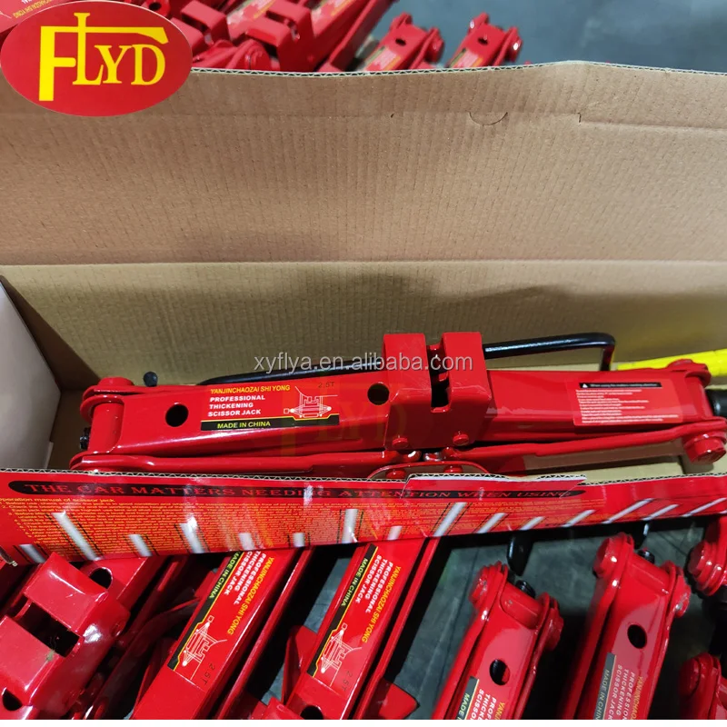 1t1.5t Lift manual car scissors lifting scissor jack for cars